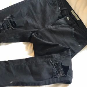 Distressed top shop Jaime jeans